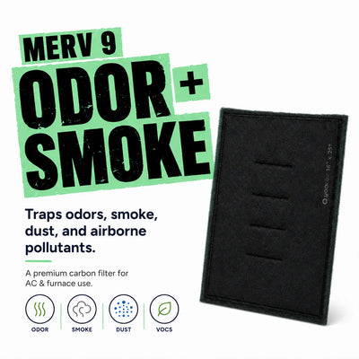 16x25x1 Pure Carbon | MERV 9 Air Filter